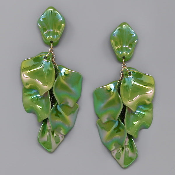 Acrylic Petal Drop Earrings – US Jewelry House