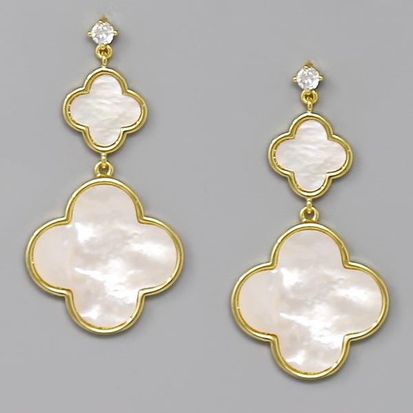 Clover on sale drop earrings