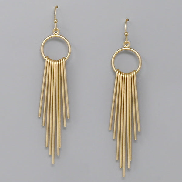 Ellsworth Jewelers Fringe Hoop Earrings 87212:115:P | Ellsworth Jewelers |  Ellsworth, ME