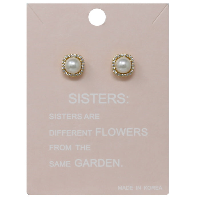 Sister Stud Earrings