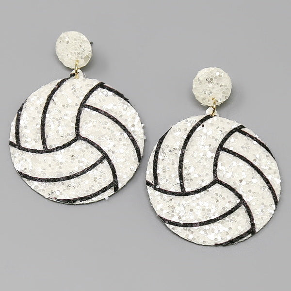 Sports Theme Glitter Drop Earrings – US Jewelry House